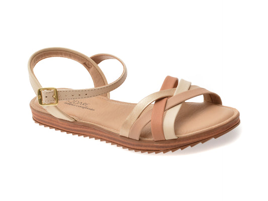 Sandale MODARE bej, 7141146, din piele ecologica