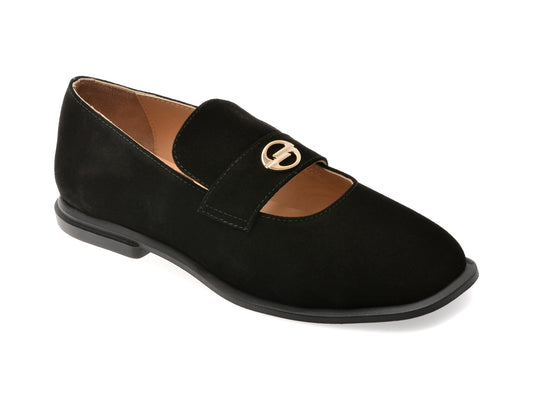 Pantofi EPICA negri, 1932412, din piele intoarsa