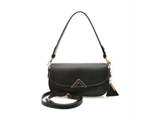 Geanta ALDO neagra, LUXESHOULDER 001, din piele ecologica