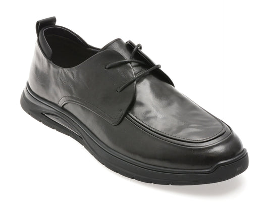 Pantofi GRYXX negri, M6522, din piele naturala