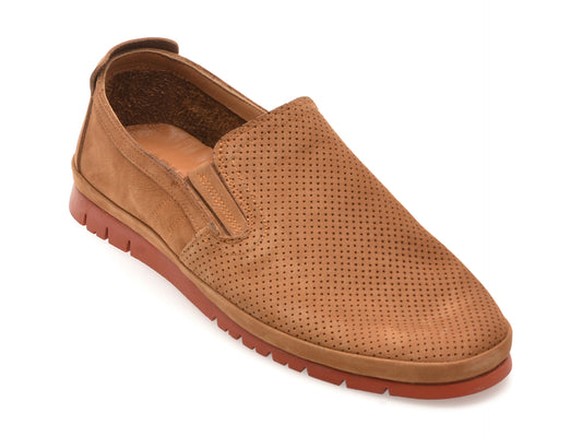 Pantofi GRYXX maro, M6821, din nabuc
