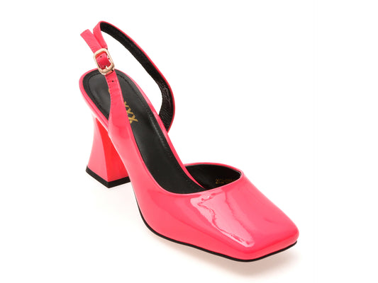 Pantofi eleganti GRYXX fucsia, 2033, din piele naturala lacuita