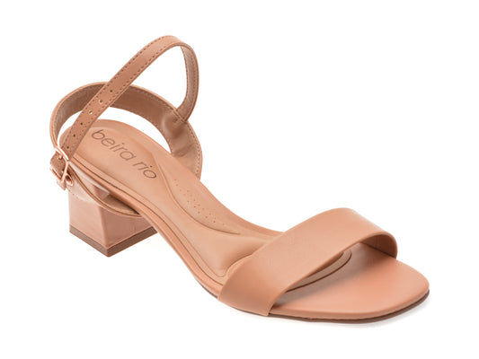 Sandale BEIRA RIO nude, 8536100, din piele ecologica