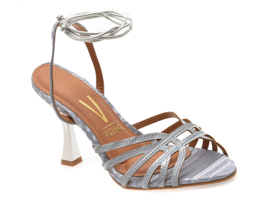 Sandale elegante VIZZANO argintii, 6527202, din piele ecologica