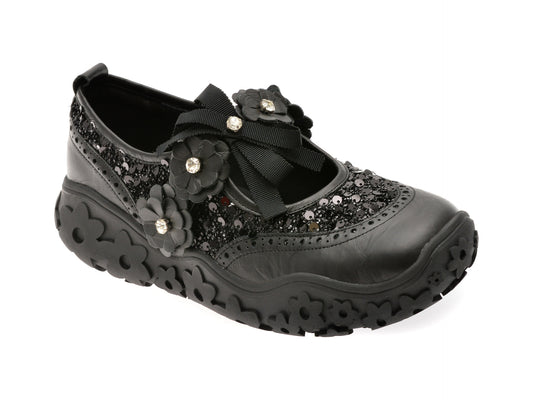 Pantofi GRYXX negri, AC2011, din material textil
