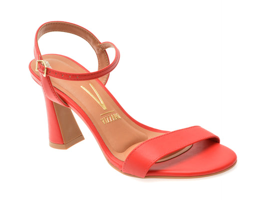 Sandale elegante VIZZANO rosii, 6517100, din piele ecologica