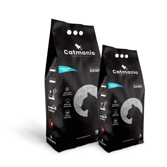 Nisip pentru Litiera Bentonita Catmania, Marseille Soap, 5 L / 4.25 kg