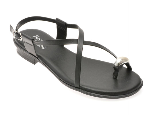 Sandale FLAVIA PASSINI negre, 365603, din piele naturala