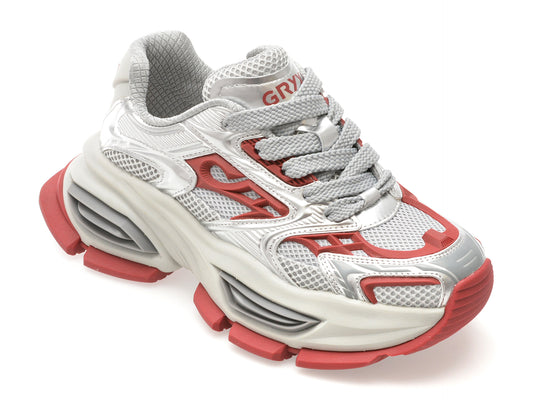 Pantofi sport GRYXX argintii, 69099, din material textil