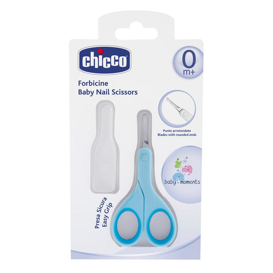 Forfecuta, Chicco, Cu protectie, 0 luni+, Albastru