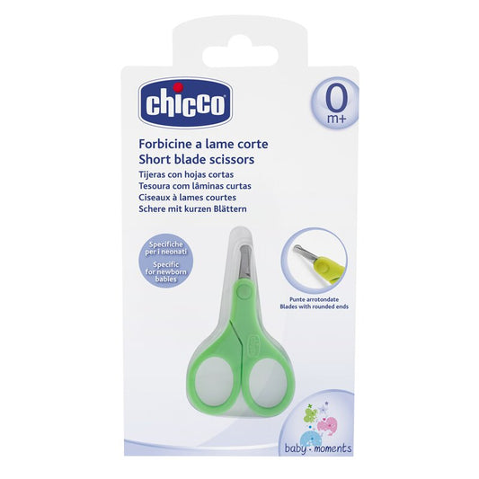 Forfecuta, Chicco, Speciala pentru nou-nascuti, verde, 0luni+