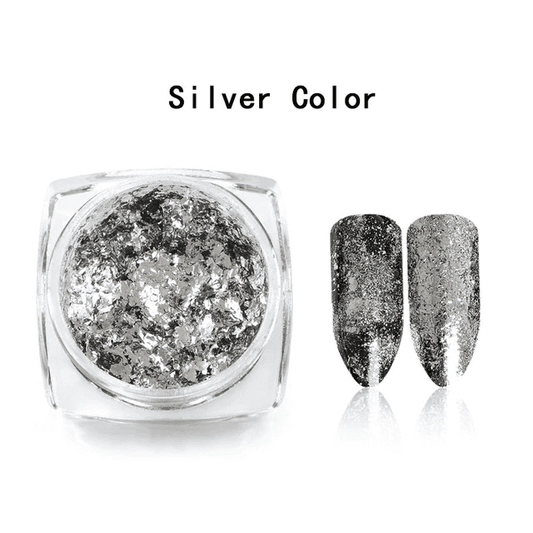 Fulgi Decor Unghii Silver - Fs-60S
