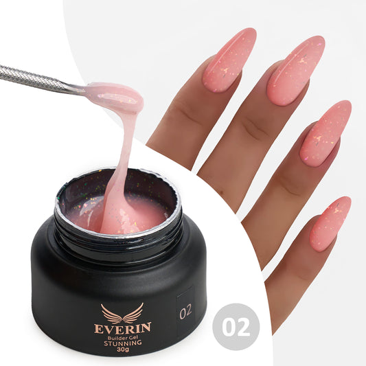Gel Constructie Everin Stunning Paiete Holographice- 02 - Stn-01 - Everin