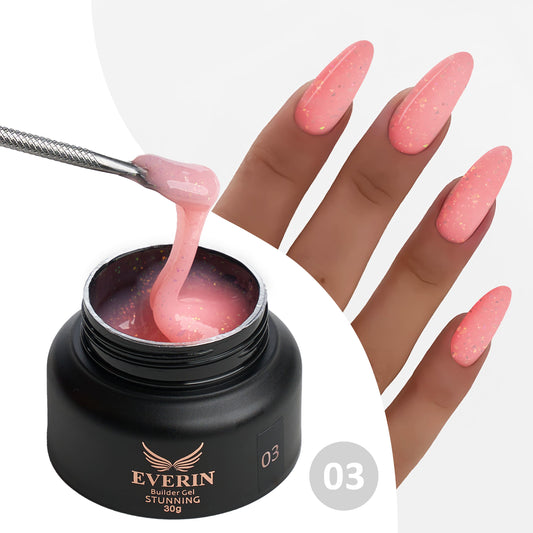 Gel Constructie Everin Stunning Paiete Holographice- 03 - Stn-02 - Everin