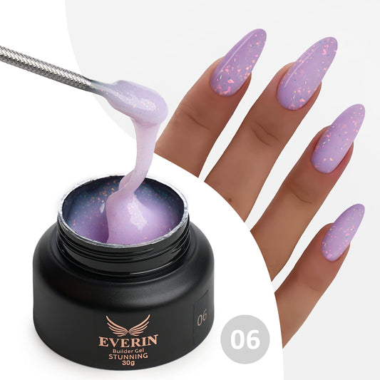 Gel Constructie Everin Stunning Paiete Holographice- 06 - Stn-02 - Everin