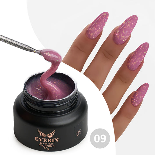 Gel Constructie Everin Stunning Paiete Holographice- 09 - Stn-02 - Everin