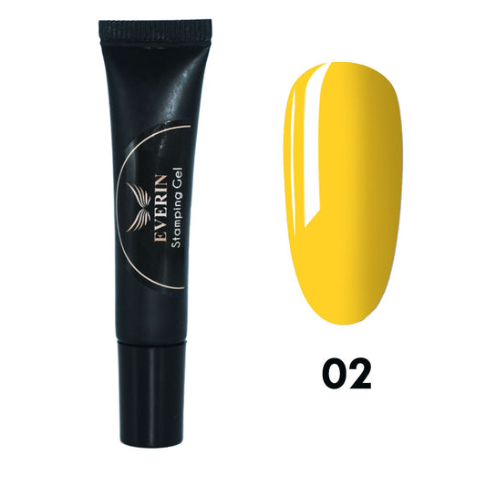 Gel Pentru Stampila La Tub Everin- 02 Galben - Sge-02