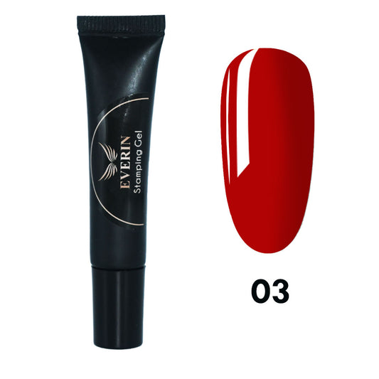 Gel Pentru Stampila La Tub Everin- 03 Rosu - Sge-03