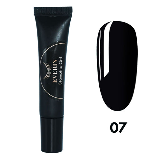 Gel Pentru Stampila La Tub Everin- 07 Negru - Sge-07