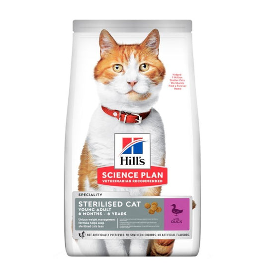 Hill's Science Plan Feline Adult Sterilised Duck, 300 g