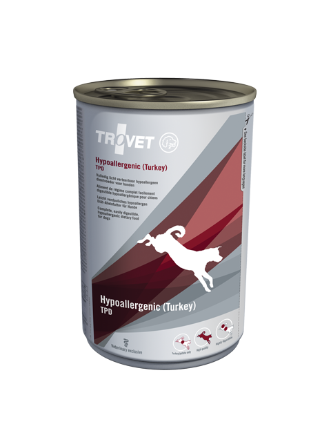 Trovet Dog conserva Hypoallergenic Curcan, 400 g