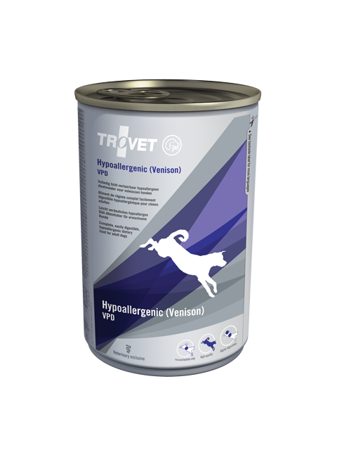 Trovet Dog conserva Hypoallergenic Caprioara, 400 g