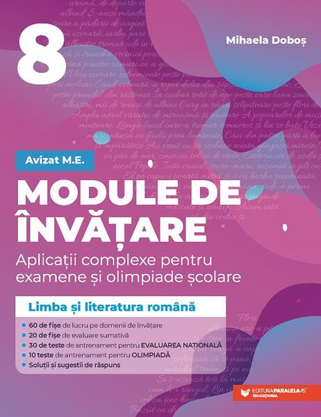 Module de învățare. Clasa a VIII-a, 2025 - Mihaela Doboş - Paralela 45 educațional