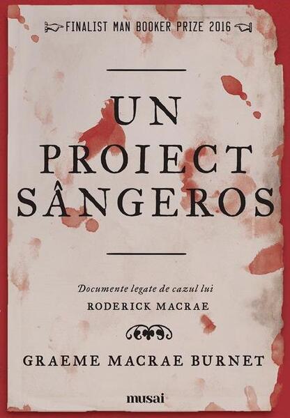 Un proiect sângeros - Graeme Macrae Burnet - Art