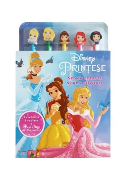 Disney Prințese. Set de colorat și de activități - Disney - Litera mică