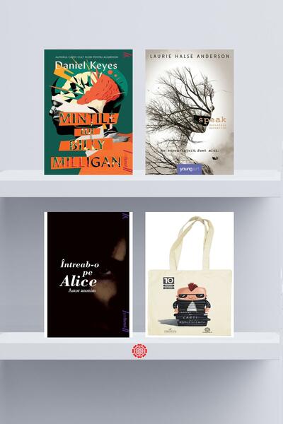 Pachet Lectura la 16 ani+ | Sacoșa Expert în cărți pentru adolescenți - Laurie Halse Anderson, Daniel Keyes - Young Art