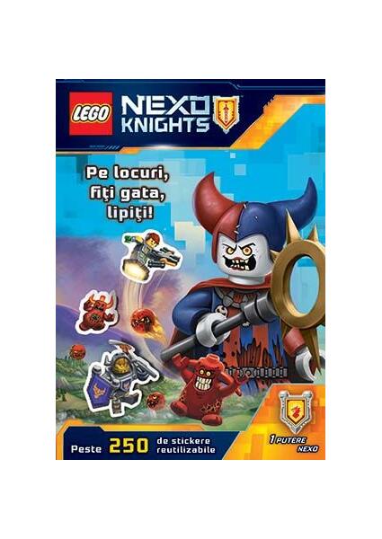 Lego Nexo Knights. Pe locuri, fiți gata, lipiți! - Mara Books
