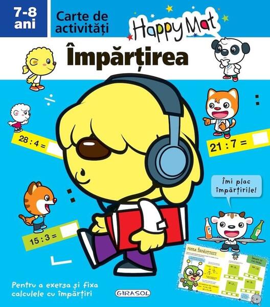 Happy Mat. Împărțirea 7-8 ani - Girasol