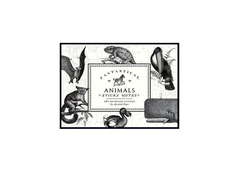 Vintage Prints Fantastical Animals Sticky Notes - Paperback - *** - Galison