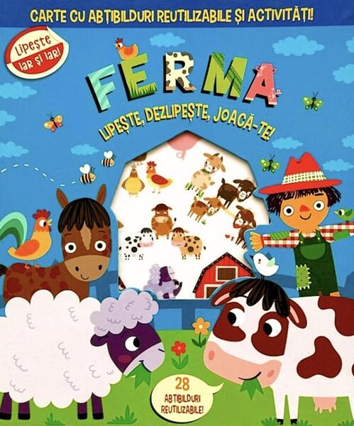 Ferma. Lipește, dezlipește, joacă-te - Flamingo