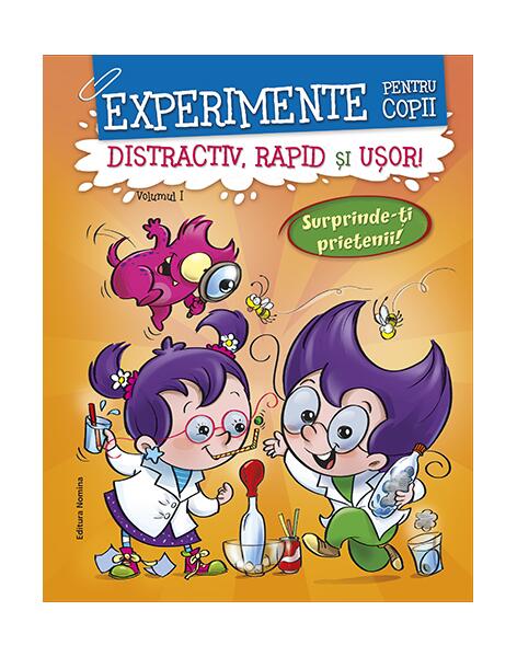 Experimente pentru copii – portocaliu - Alexandre Wajnberg - Nomina