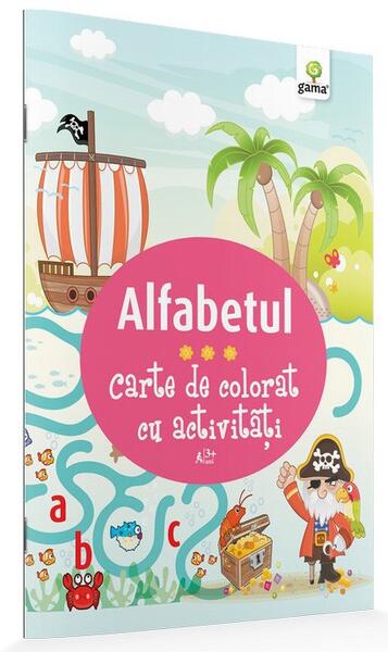 Alfabetul. Carte de colorat cu activități - Gama