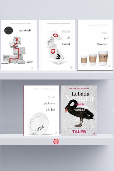 Pachet Autor Nassim Nicholas Taleb - Paperback brosat - Nassim Nicholas Taleb - Curtea Veche