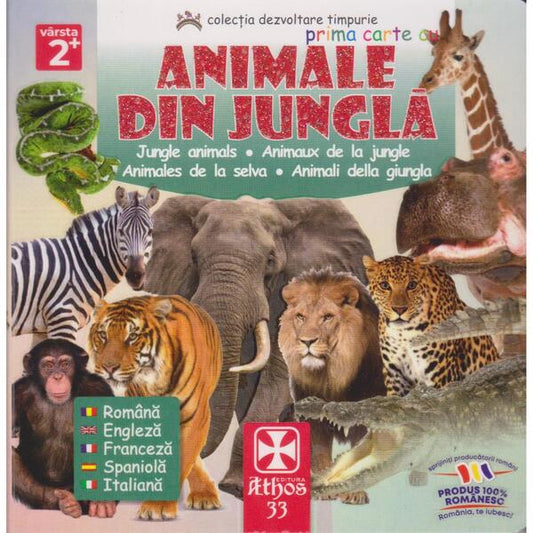 Prima carte cu Animale din Junglă - Athos 33
