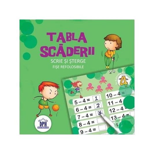 Tabla scăderii cu carioca - Didactica Publishing House