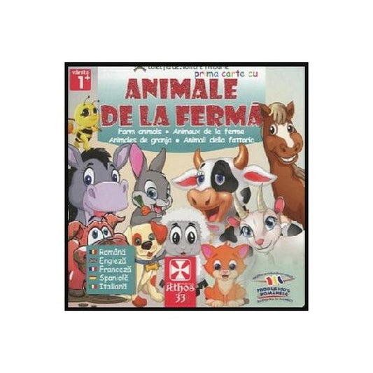 Prima carte cu Animale de la Fermă - Athos 33