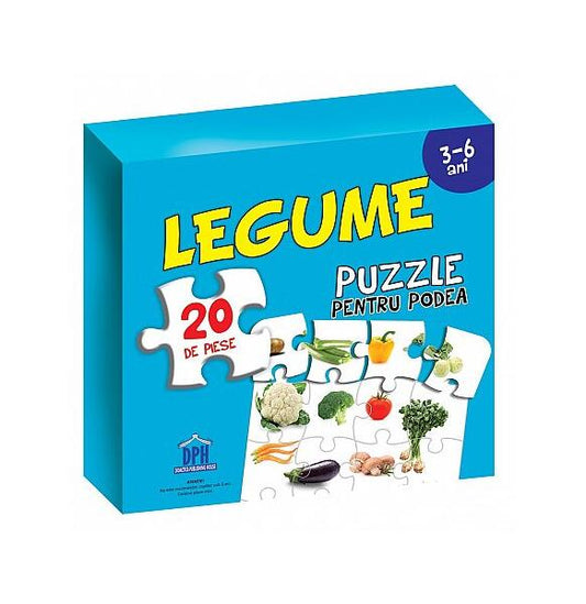 Legume. Puzzle pentru podea - Didactica Publishing House