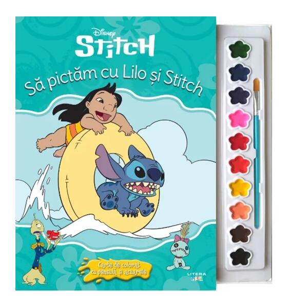 Disney. Stitch. Sa pictam cu Lilo si Stitch - Paperback brosat - Disney - Litera mica