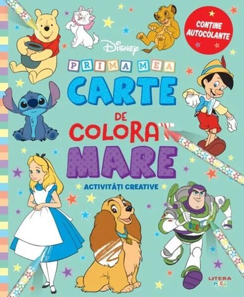 Disney. Prima mea carte de colorat mare - Disney - Litera mică