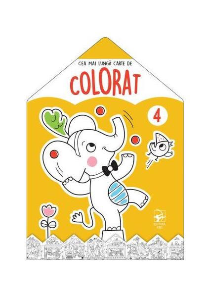 Elefantul. Cea mai lunga carte de colorat - Paperback brosat - *** - Editura ARC