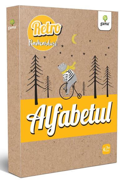 Alfabetul. Retro Flashcarduri - Board book - Gama