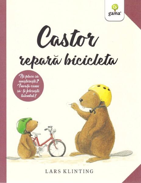 Castor repară bicicleta. CASTOR - Lars Klinting - Gama