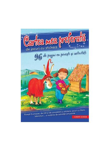 Cartea mea preferată de jocuri cu stickere (96 de pagini cu povești și activități) - François Ruyer