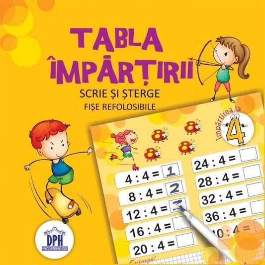 Tabla împărțirii cu carioca - Didactica Publishing House