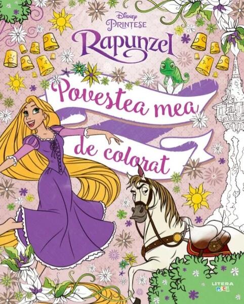 Disney. Prințese. Rapunzel. Povestea mea de colorat - Disney - Litera mică