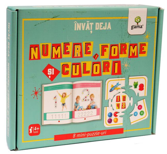 Învăț deja numere, forme și culori - Board book - Gama